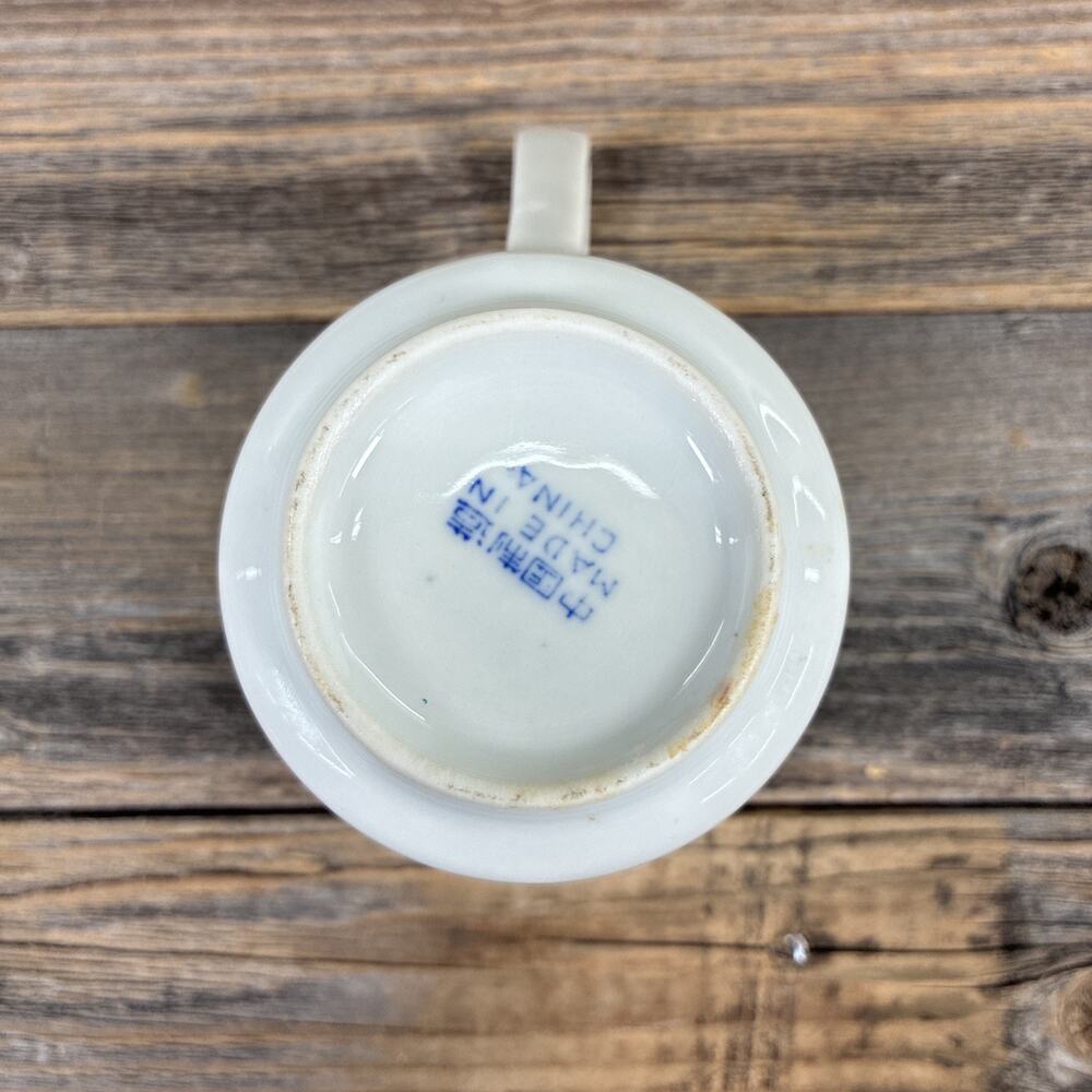 Vintage Chinese Blue & White Porcelain Koi Carp Fish Cup & Saucer Replacement - Picture 15 of 15